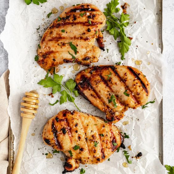 Baked or Grilled Honey Mustard Chicken by Ambitious Kitchen