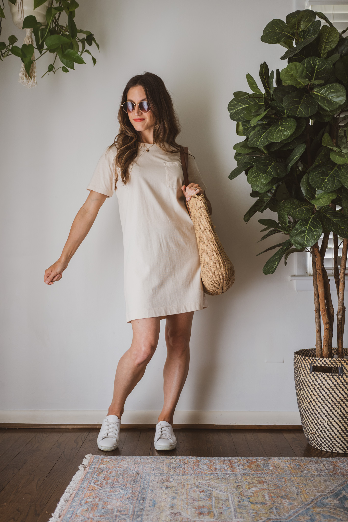 everlane dresses The Column Dress in Cotton Linen A midi dress with a notch neckline and adjustable neck ties that easily switch up the vibe Everlane Review: The Cotton Weave