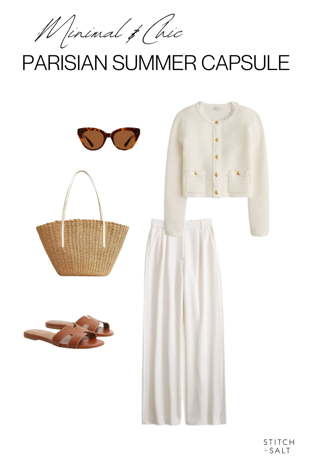 parisian summer capsule wardrobe